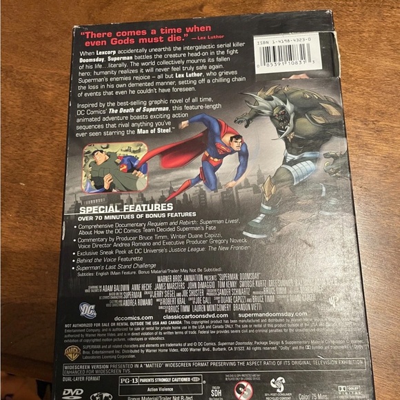 Superman Doomsday DVD - Picture 2 of 6